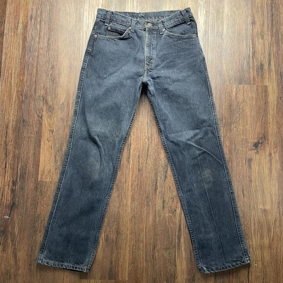 Vintage Levi's 575 Jeans— Made in 1980’s Rare Black Tab Straight Mens’s 30x30 - Picture 1 of 12